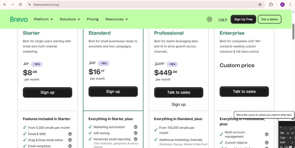Brevo Pricing Plans Explained